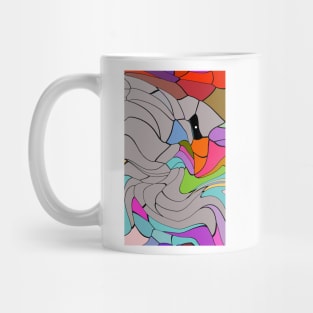 Eagle colored triangles iPhone case Mug